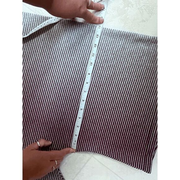 Swordfish Womens Tunic Asymmetrical Summer Top Brown Gray Stripe - Picture 14 of 15